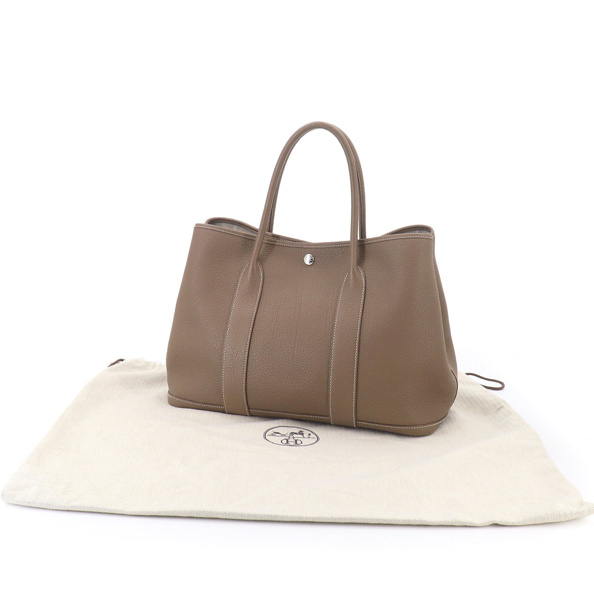 Garden Party 36 PM Tote Bag Negonda Leather Etoupe Purse