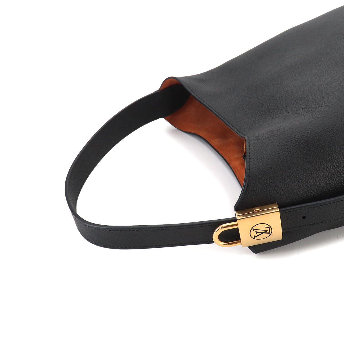 Low Key Hobo MM Shoulder Bag Leather Noir M24856