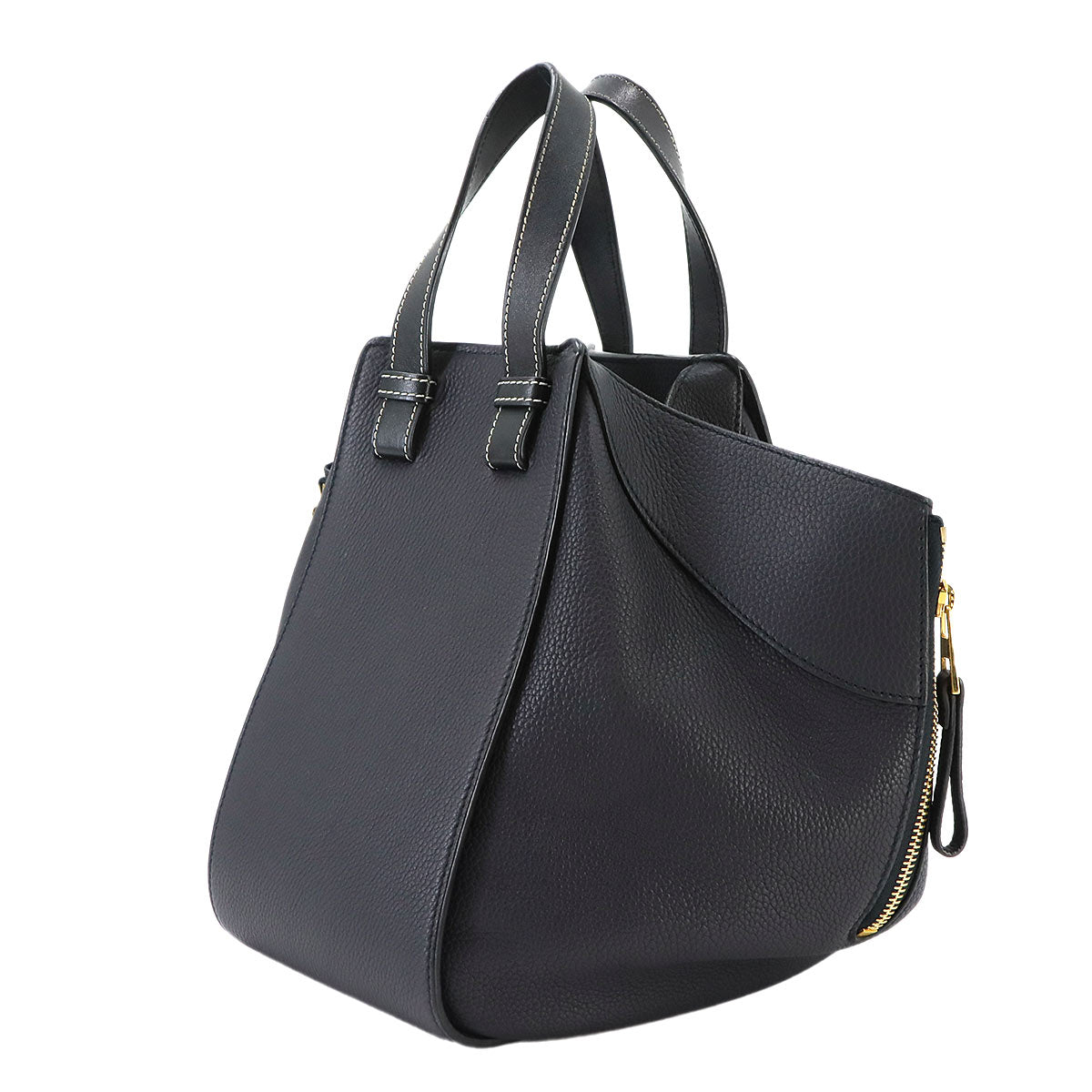 Hammock Small Hand Shoulder Bag Leather Navy Black Purse