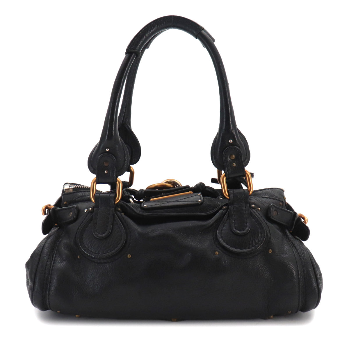Paddington Hand Bag Leather Black Purse