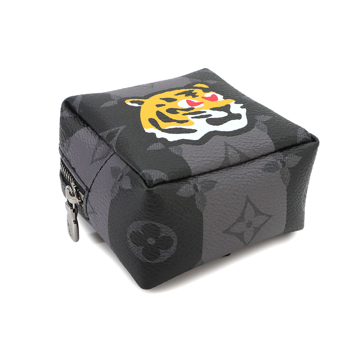 Monogram Eclipse LV Made Squared Pouch Bag Charm MP3224