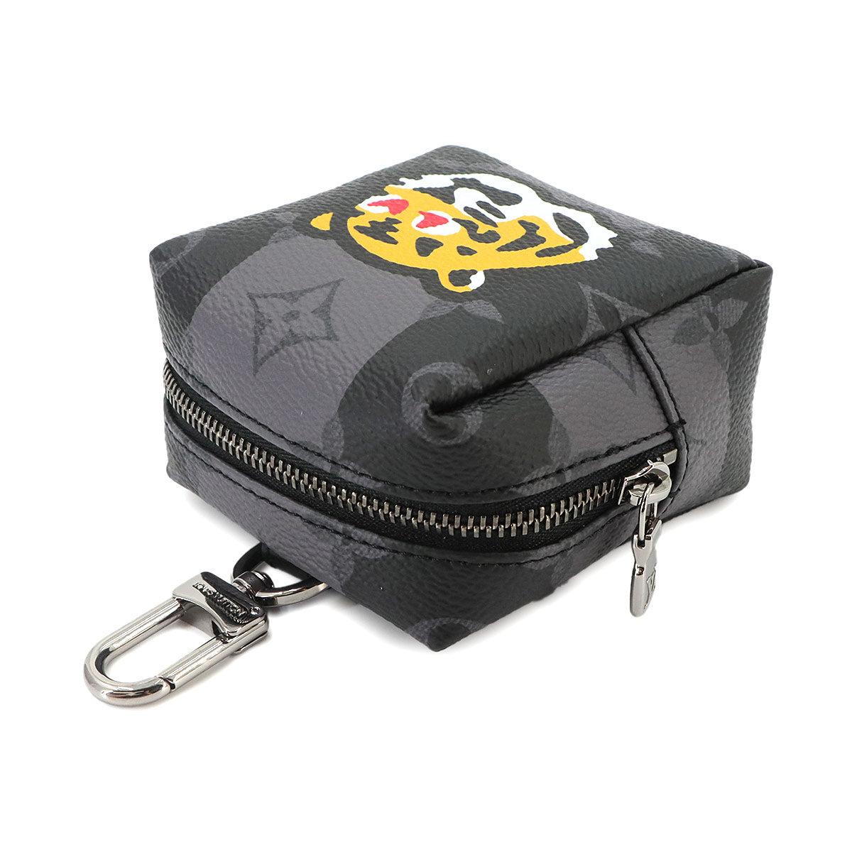 Monogram Eclipse LV Made Squared Pouch Bag Charm MP3224