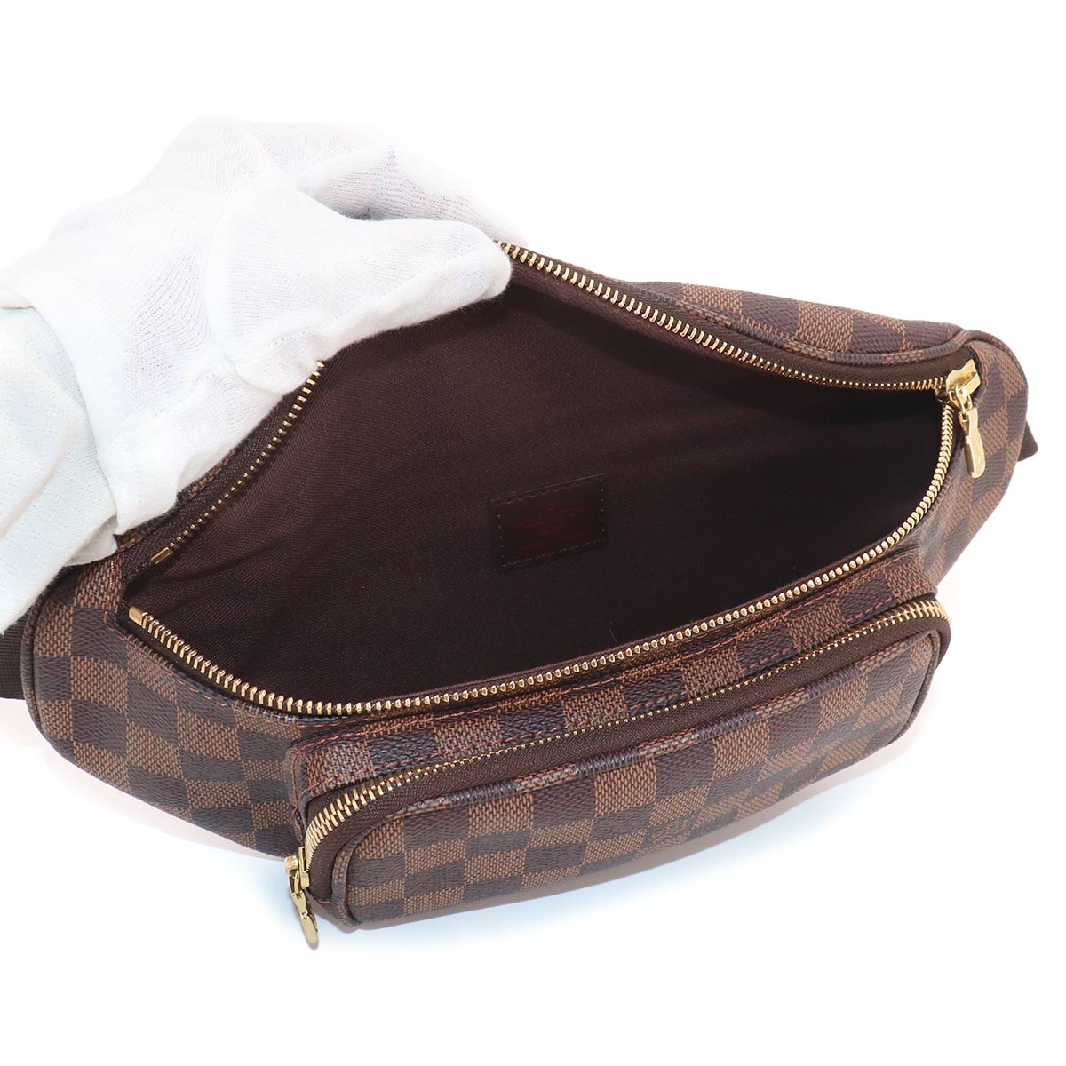 Damier Melville Bum Bag Waist Pouch Ebene N51172 Purse
