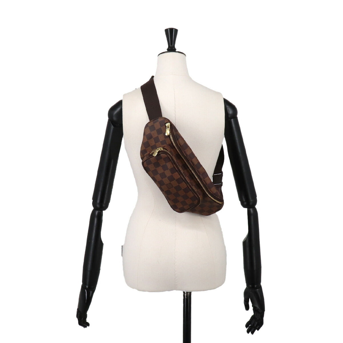 Damier Melville Bum Bag Waist Pouch Ebene N51172 Purse