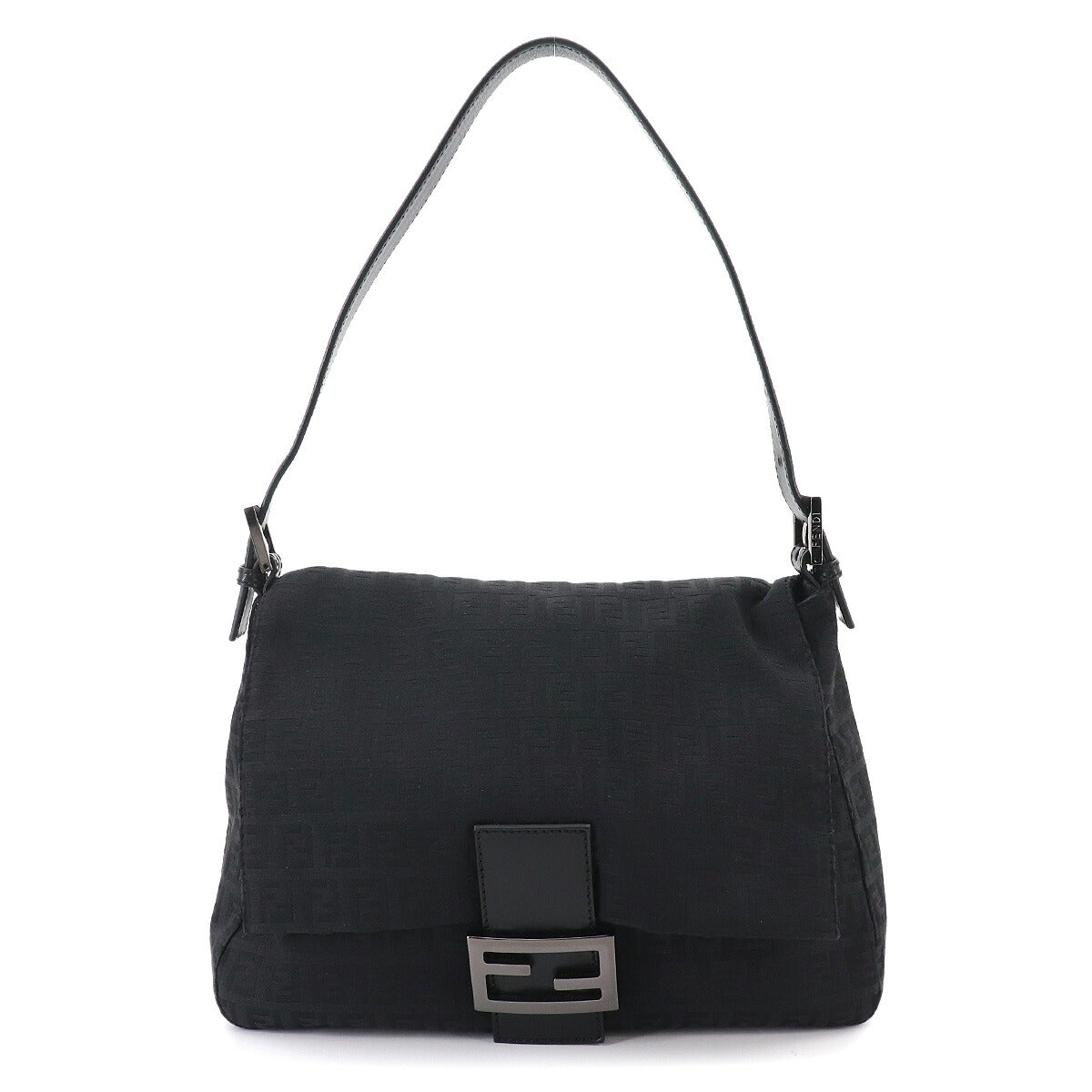 Zucchino Mamma Baguette Shoulder Bag Canvas Black 8BR001