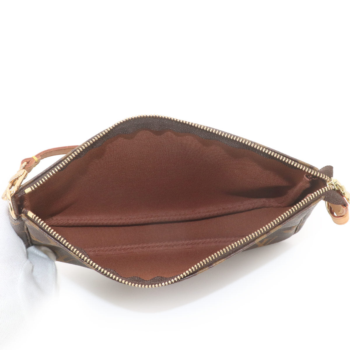 Monogram Pochette Accessoires Hand Bag Pouch Brown M51980