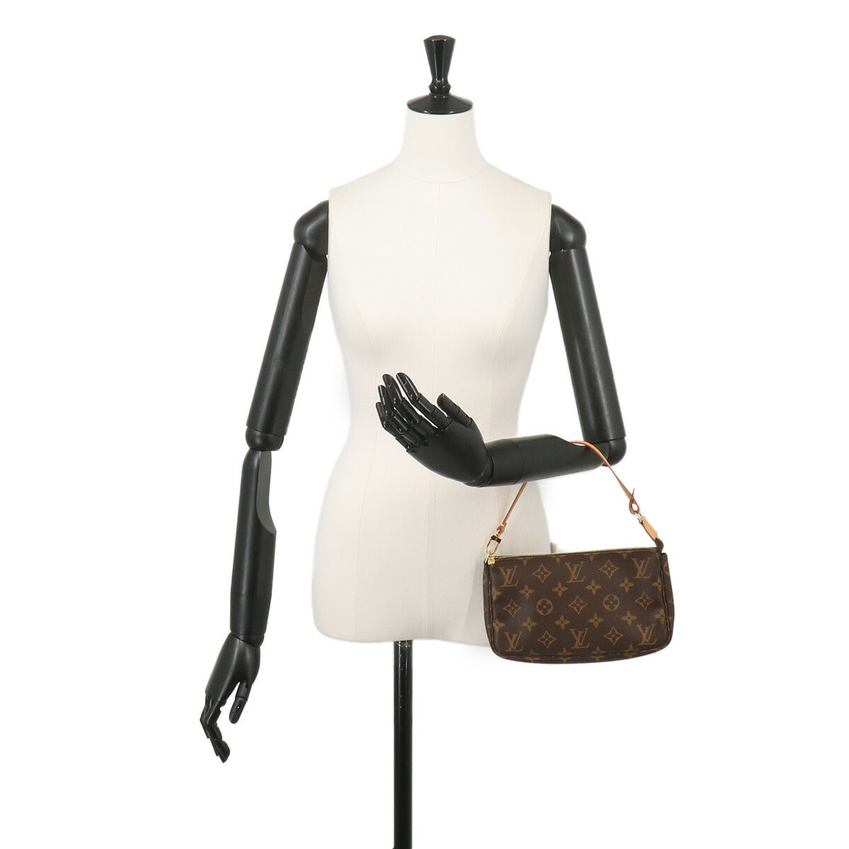 Monogram Pochette Accessoires Hand Bag Pouch Brown M51980