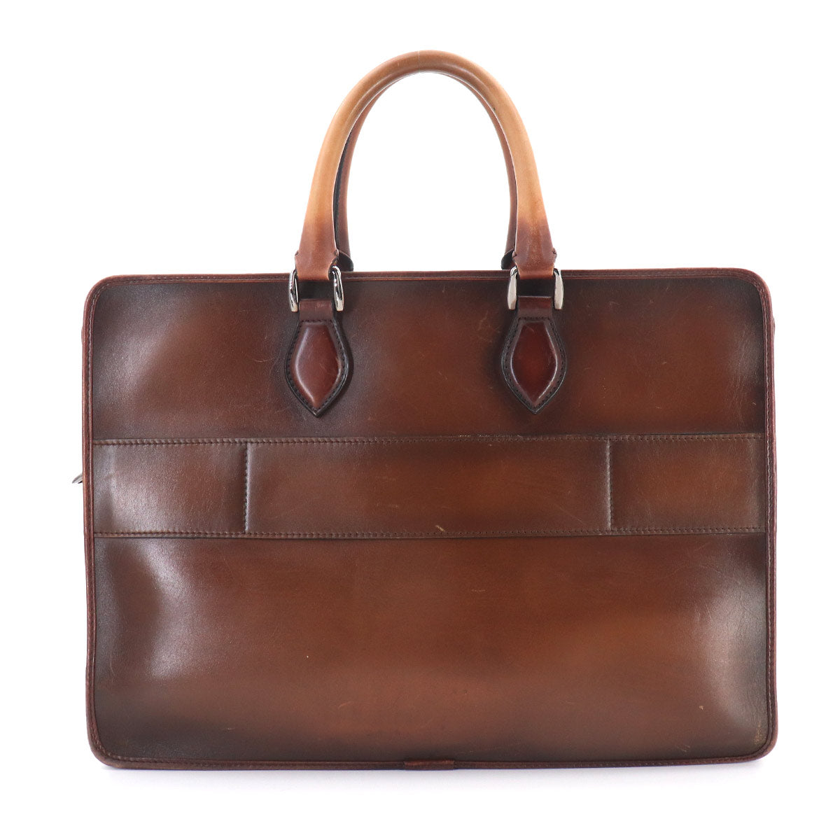 Deux Jours Briefcase Business Shoulder Bag Venezia Leather