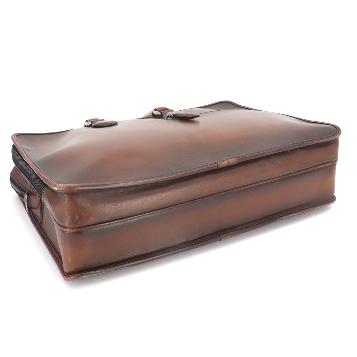 Deux Jours Briefcase Business Shoulder Bag Venezia Leather