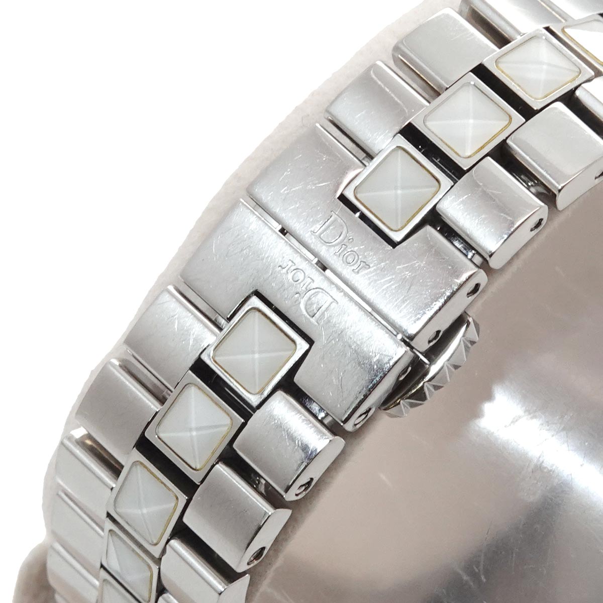 Christal CD113111 16P Diamond White Dial Ladies