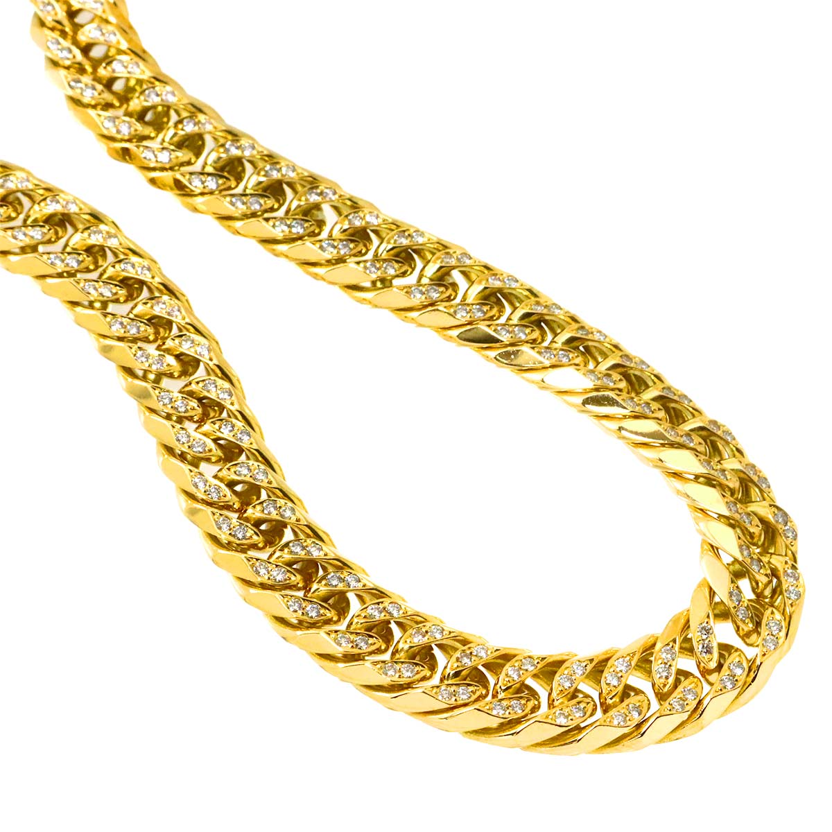 Kihei chain Necklace Diamond 8.03ct18K YG 750