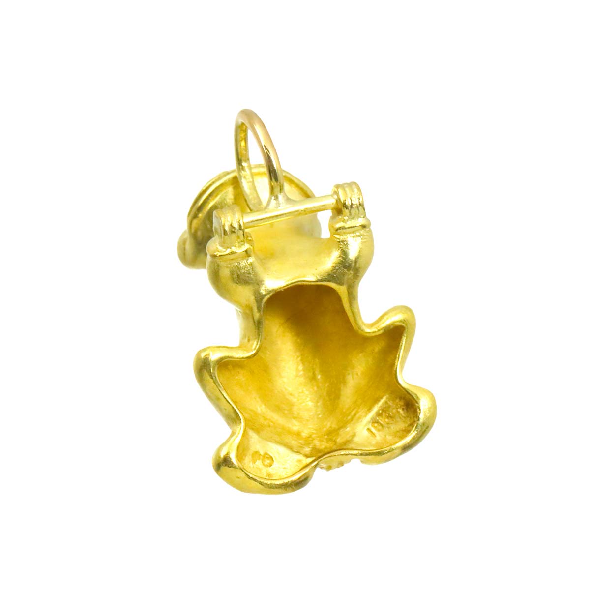 Emerald Pendant 18K YG Yellow Gold 750