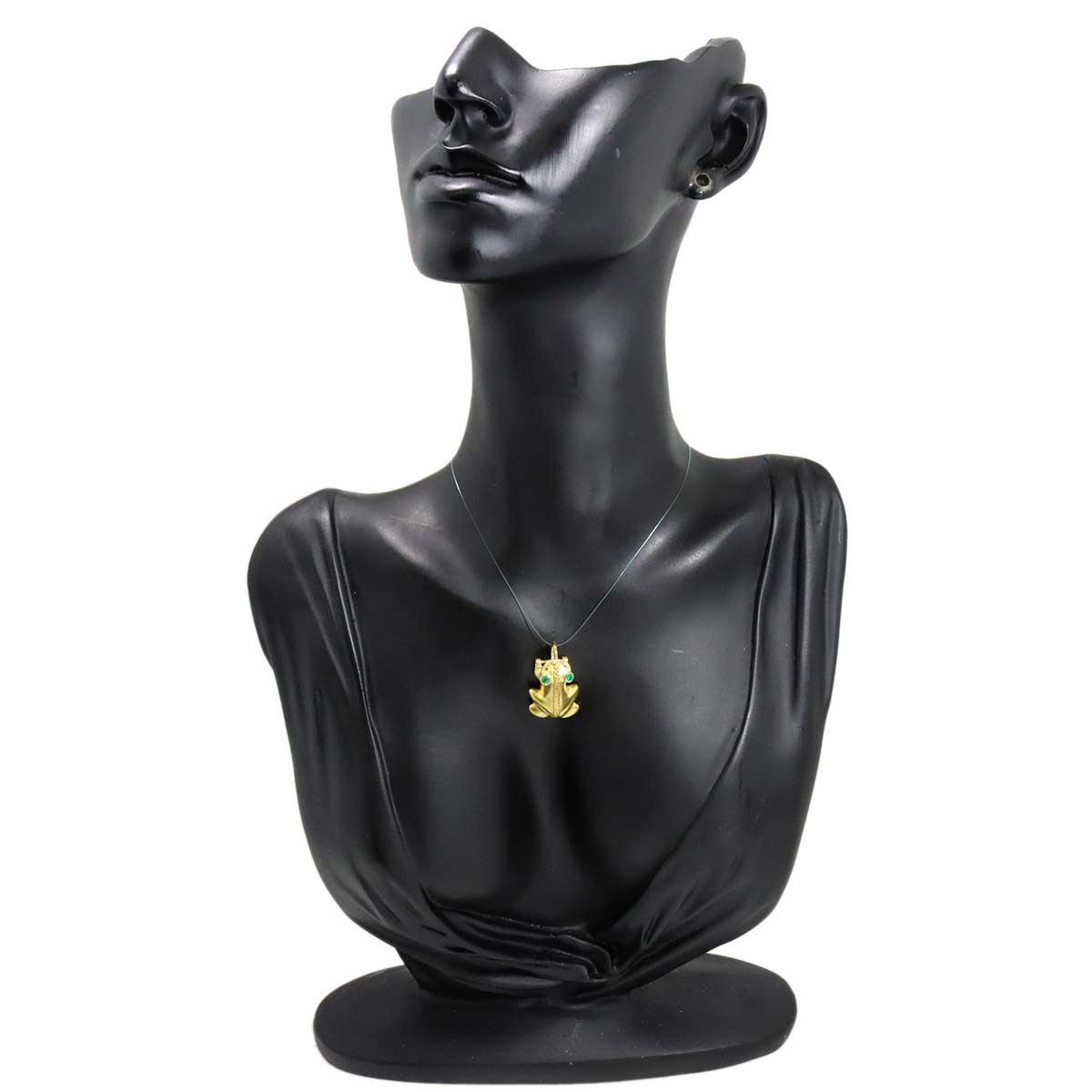 Emerald Pendant 18K YG Yellow Gold 750