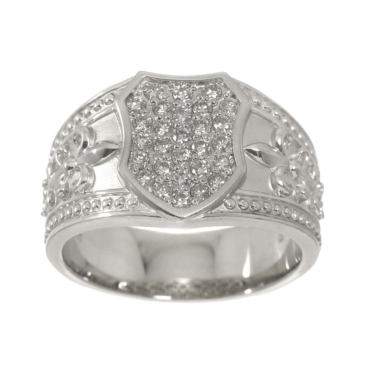 Diamond 0.40ct Ring Pt Platinum size8.25(US)