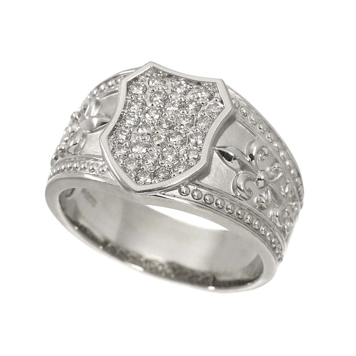 Diamond 0.40ct Ring Pt Platinum size8.25(US)