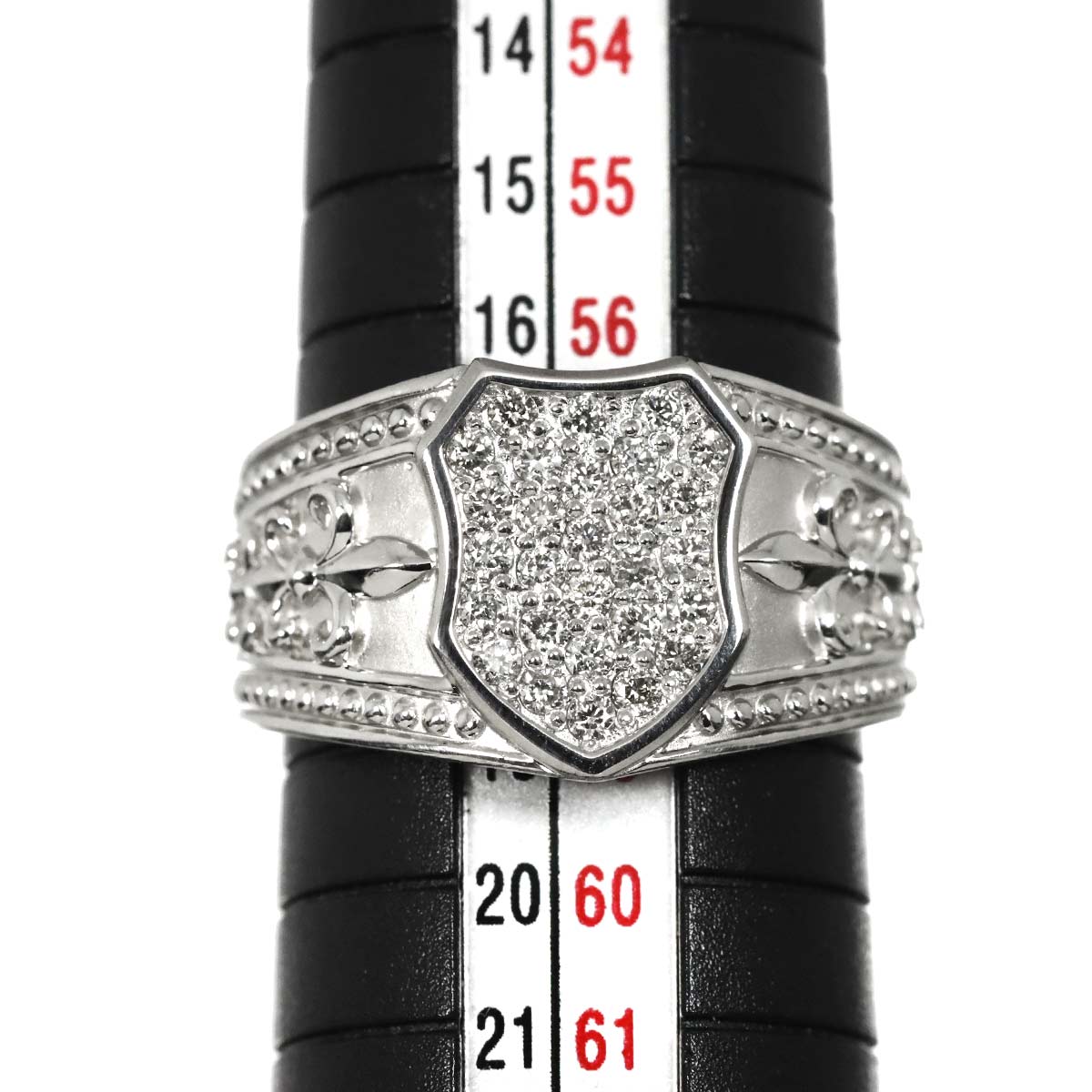 Diamond 0.40ct Ring Pt Platinum size8.25(US)