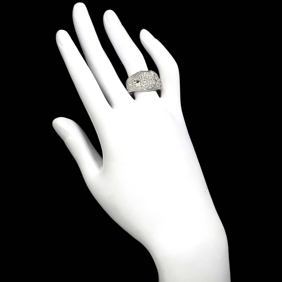 Diamond 0.40ct Ring Pt Platinum size8.25(US)
