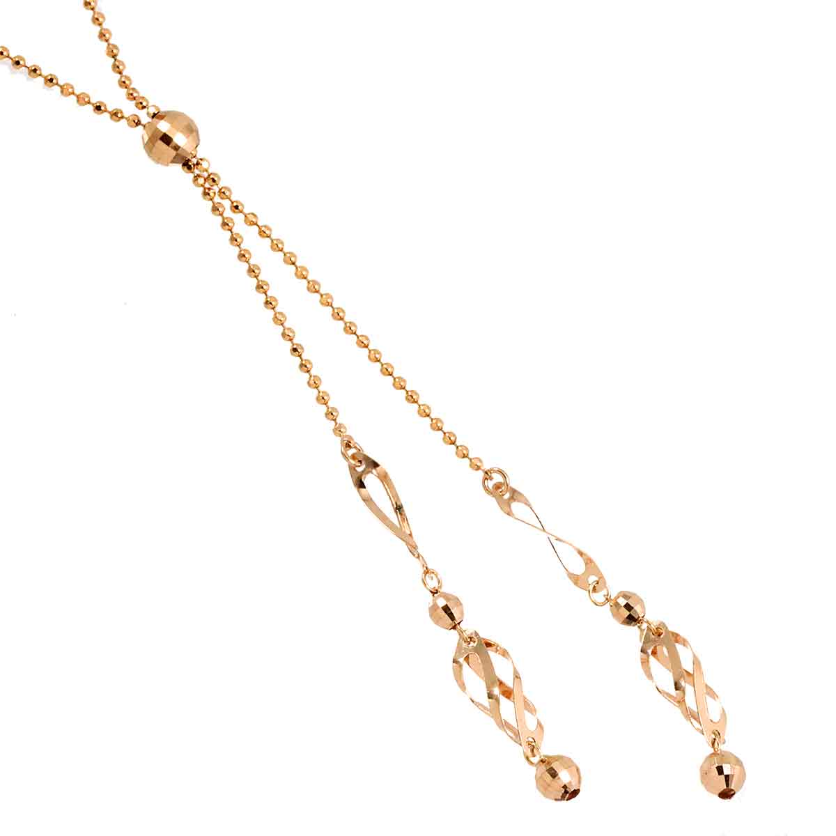 Diamond 4.00ct Necklace 18K PG Pink Gold 750