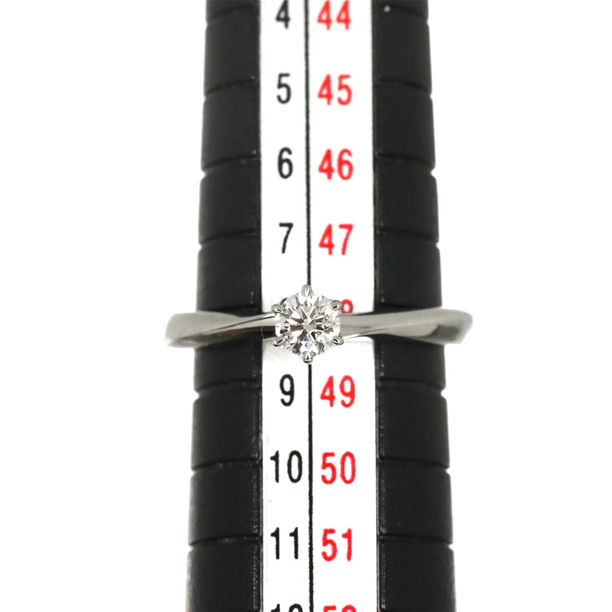 4C Diamond 0.212ct F/VS2/3EX Ring PT Platinum Size4.5(US)