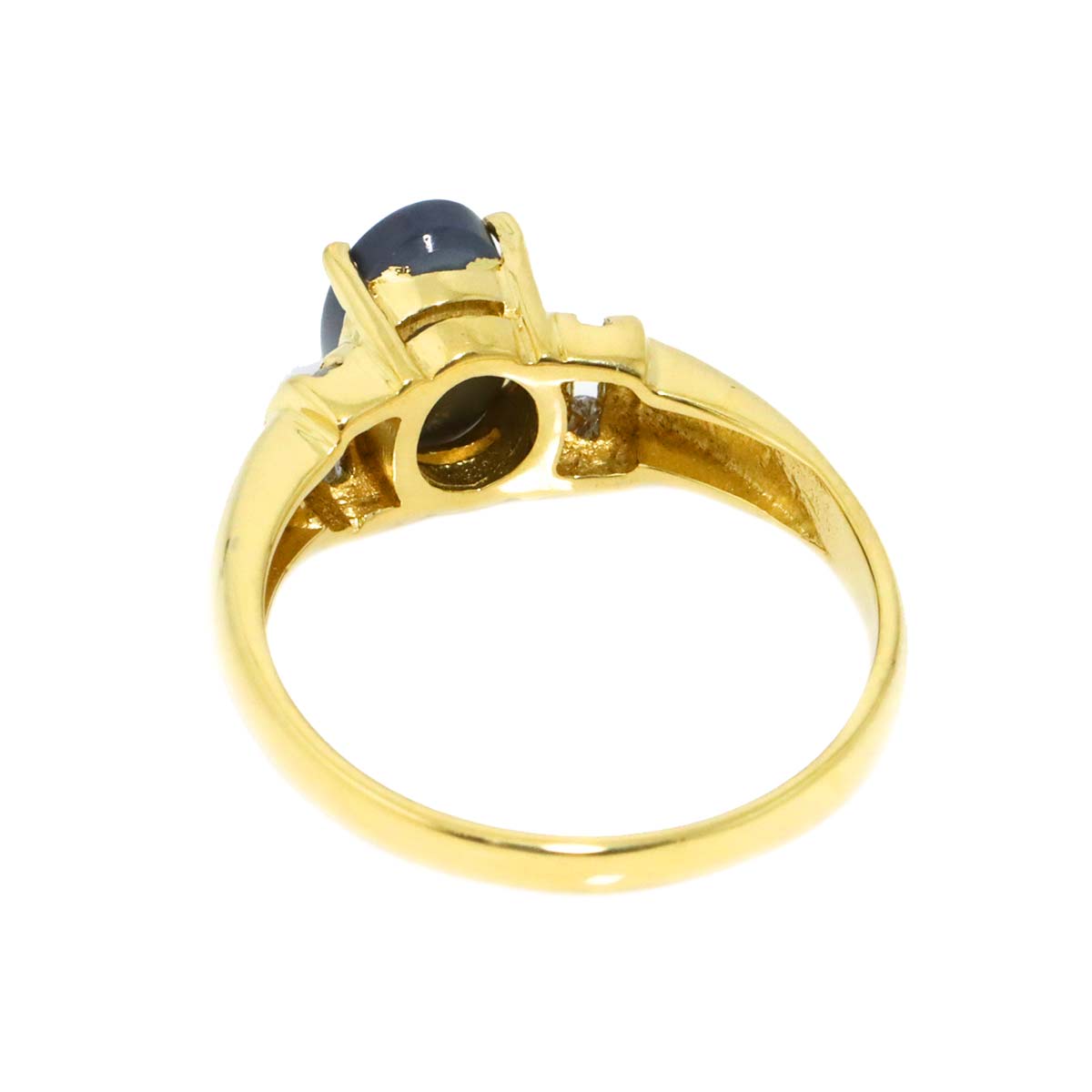 Opal Diamond Ring 18K YG 750 size6(US)