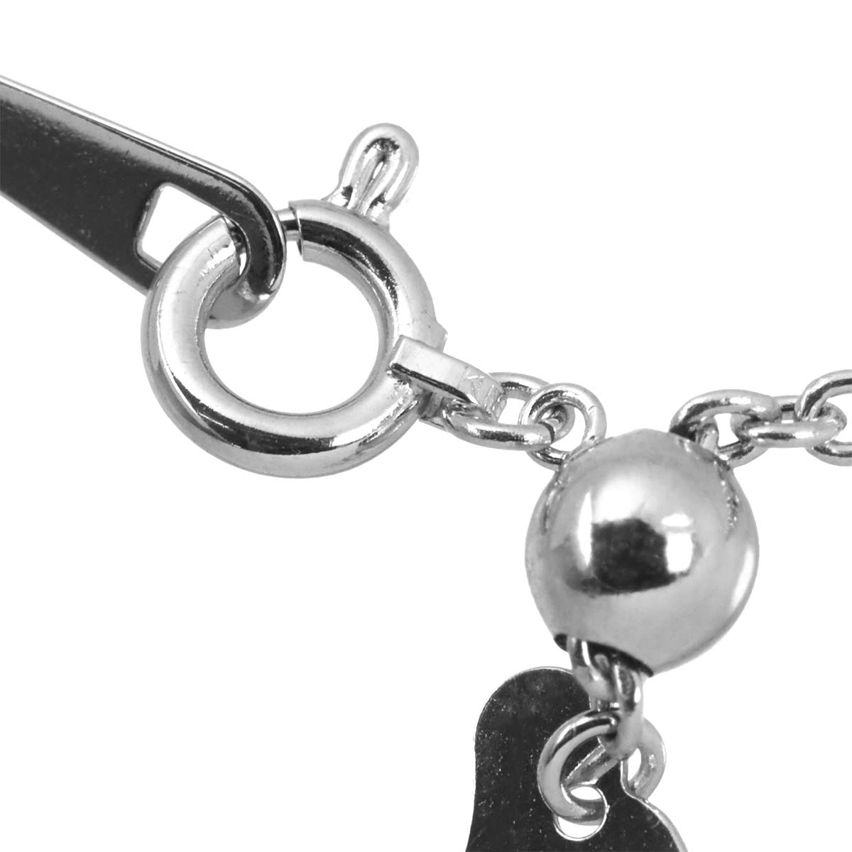 South Sea akoya pearl 9.2-4.3mm Diamond Pearl Necklace 18K WG 750