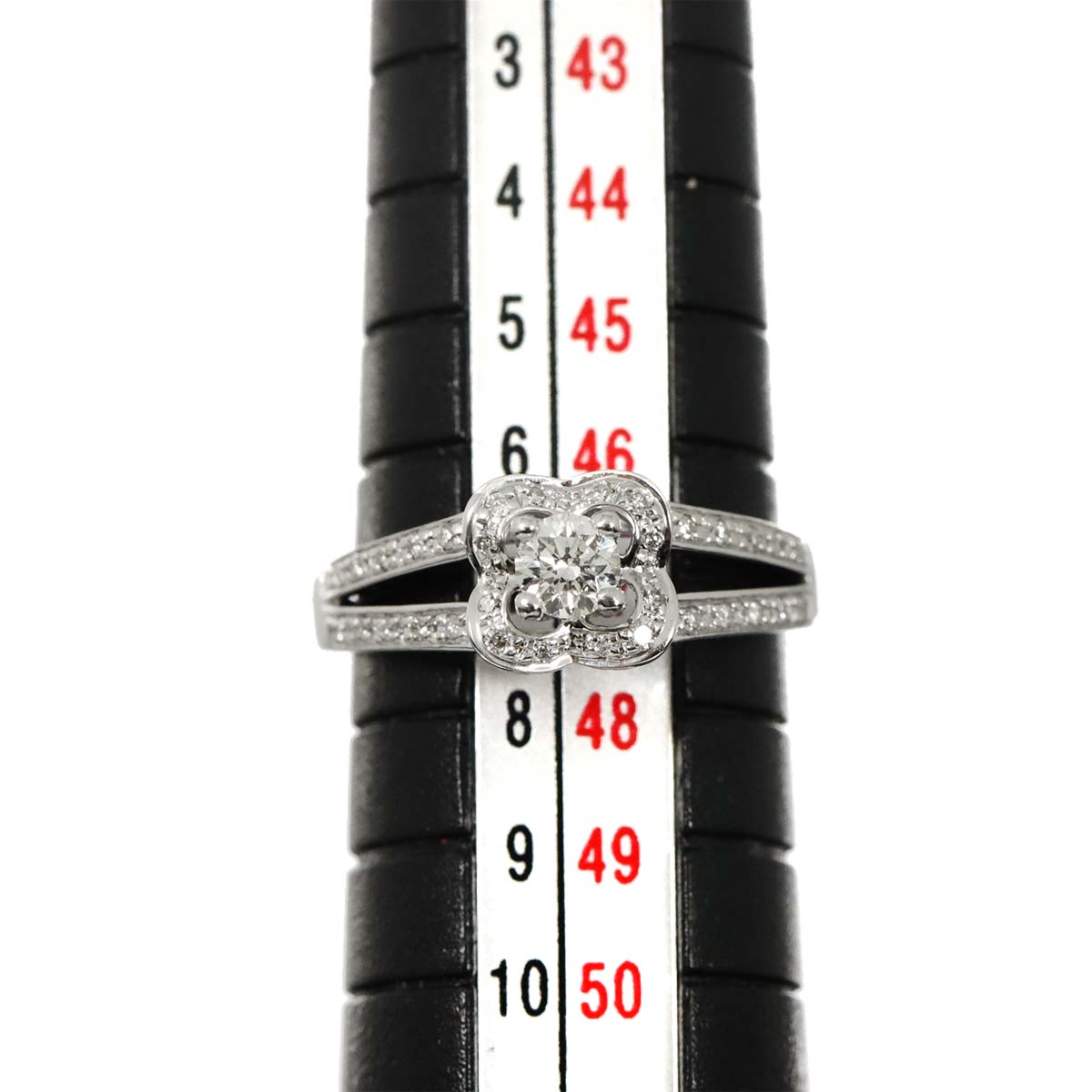 chance of Love Diamond Ring 18K WG 750 size4(US)