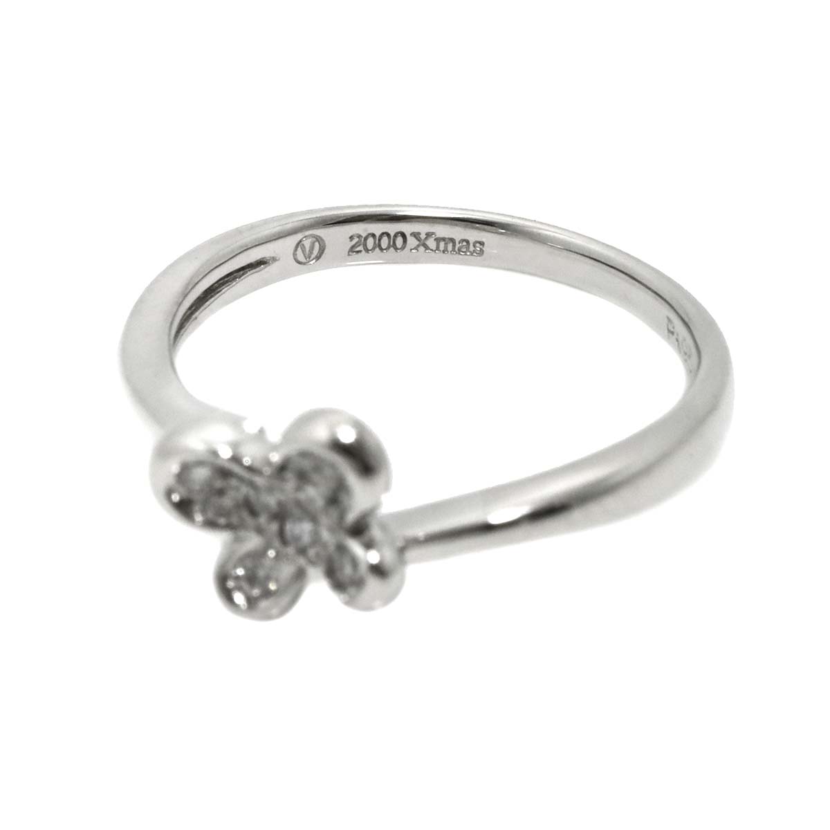 Diamond Ring Pt Platinum size4.75-5(US)