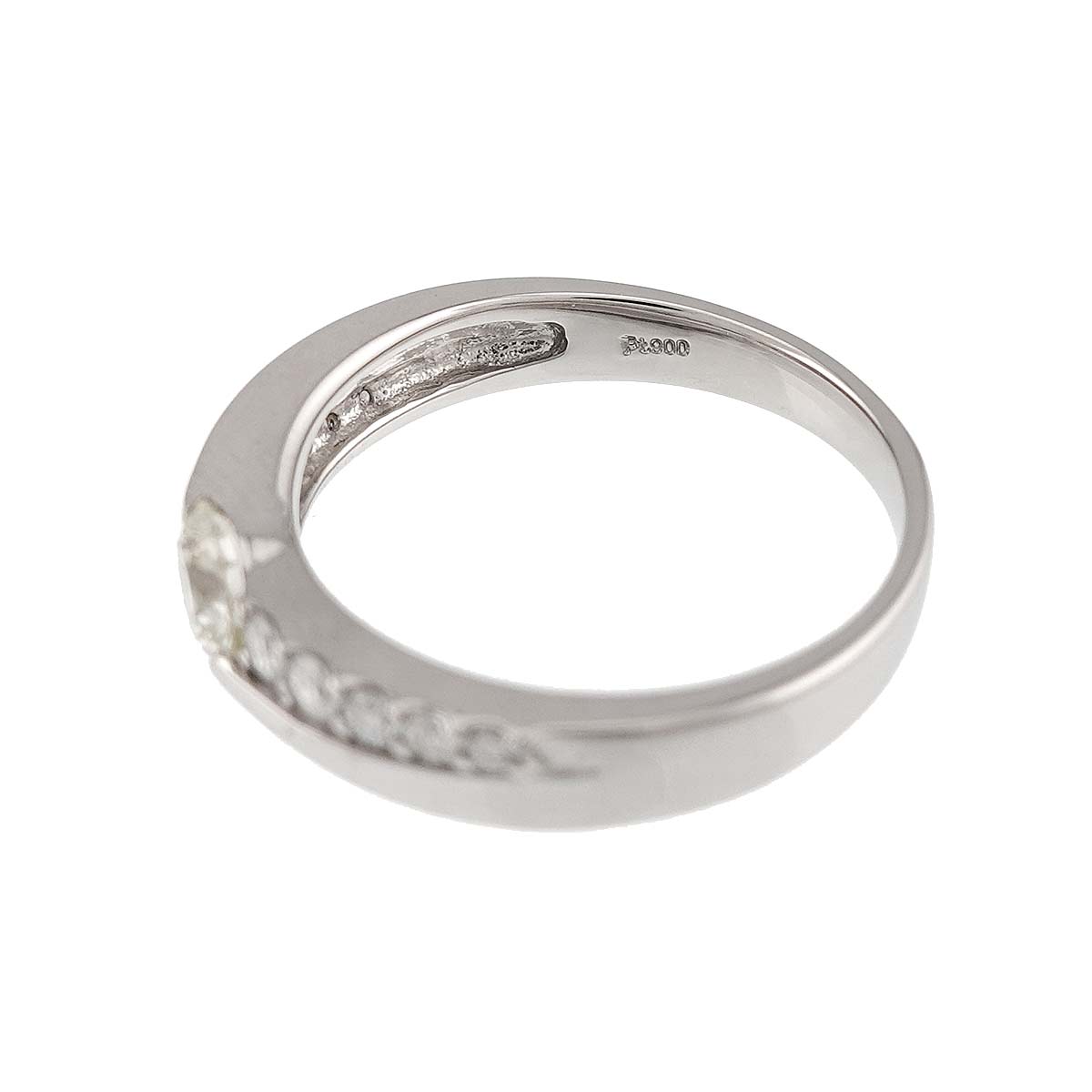 Diamond 0.36ct/0.20ct Ring Pt Platinum size5.5-5.75(US)