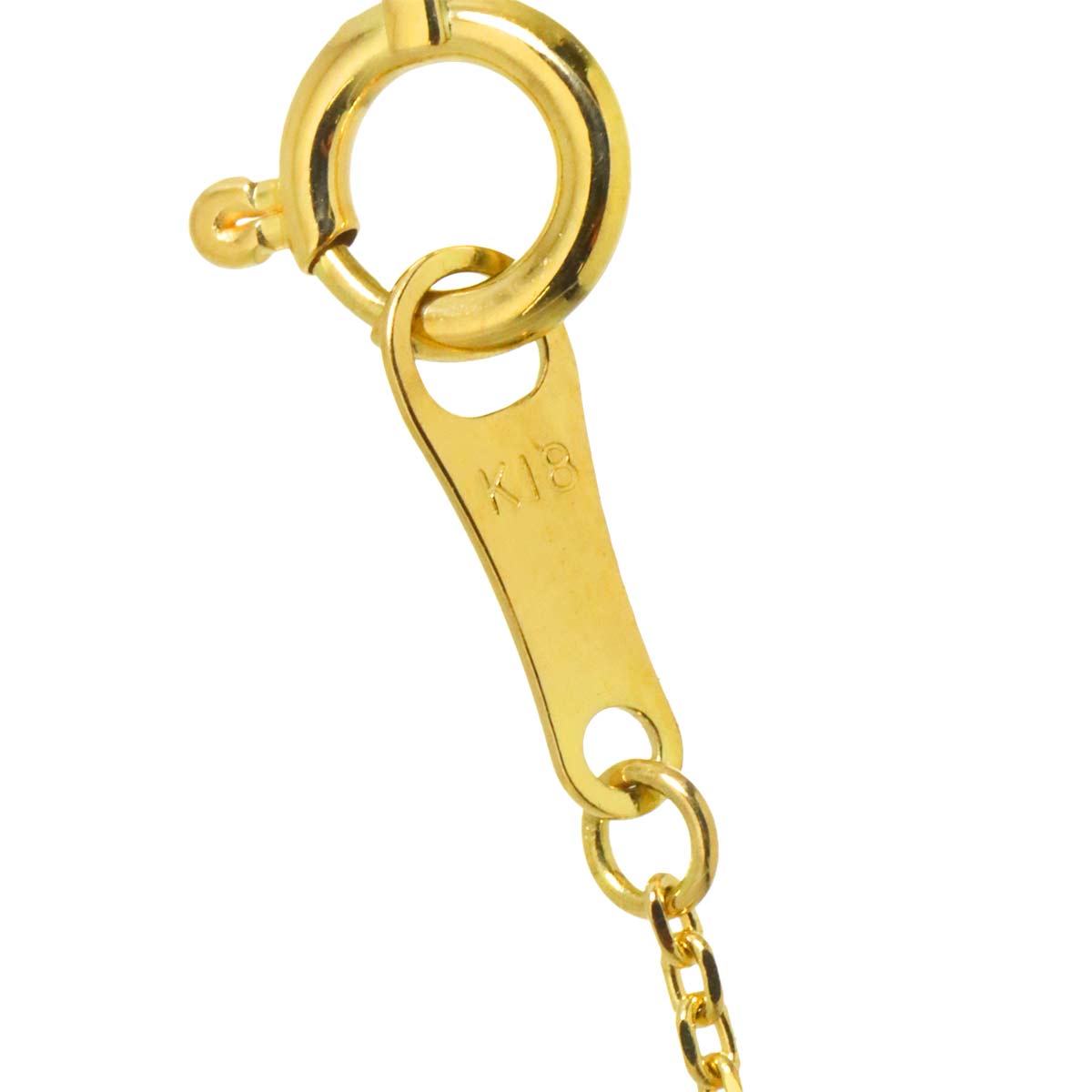 Diamond 0.42ct Necklace 18K YG Yellow Gold 750