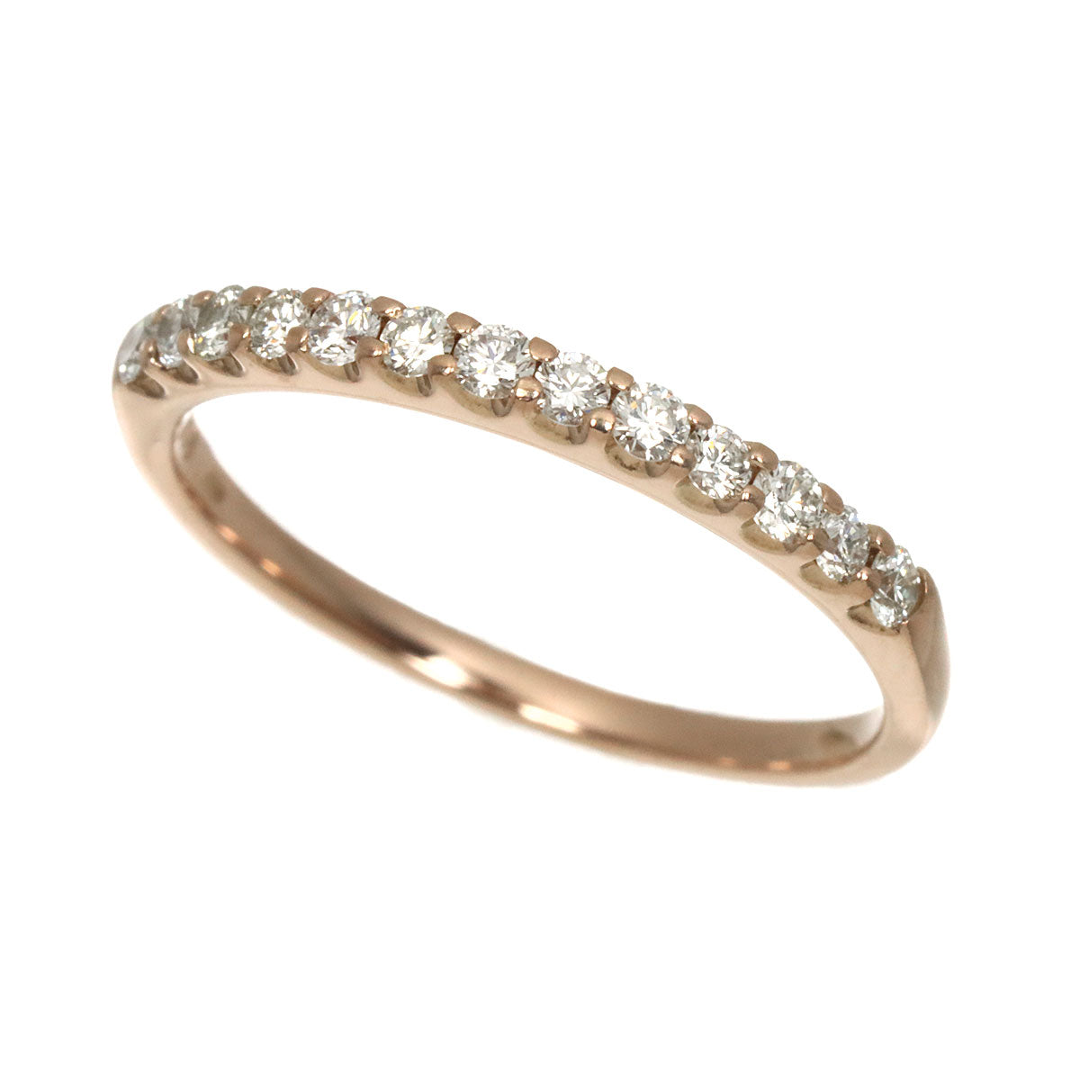Diamond 0.23ct Ring 18K K18 PG 750 size4.75-5(US)