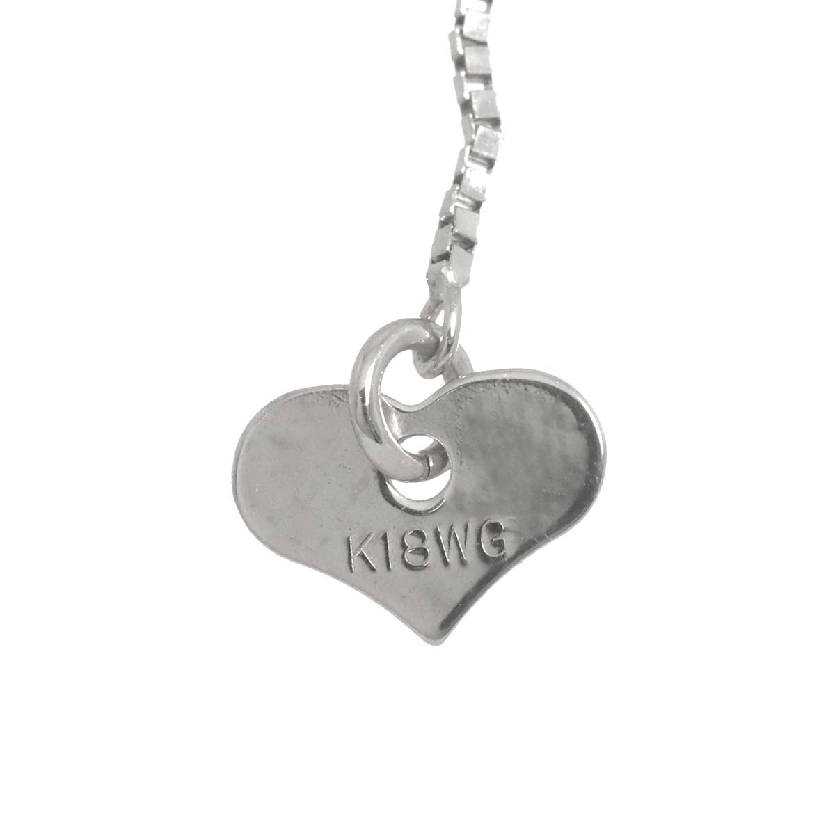 Diamond 0.30ct Necklace 18K WG White Gold 750