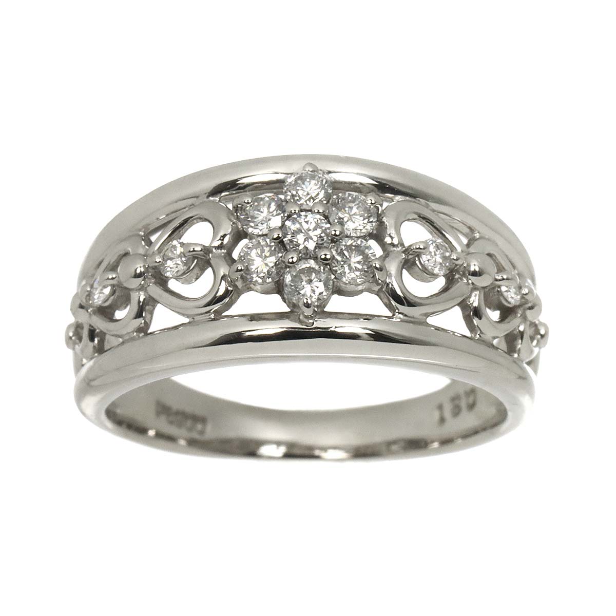 Diamond 0.31ct Ring Pt Platinum size6(US)