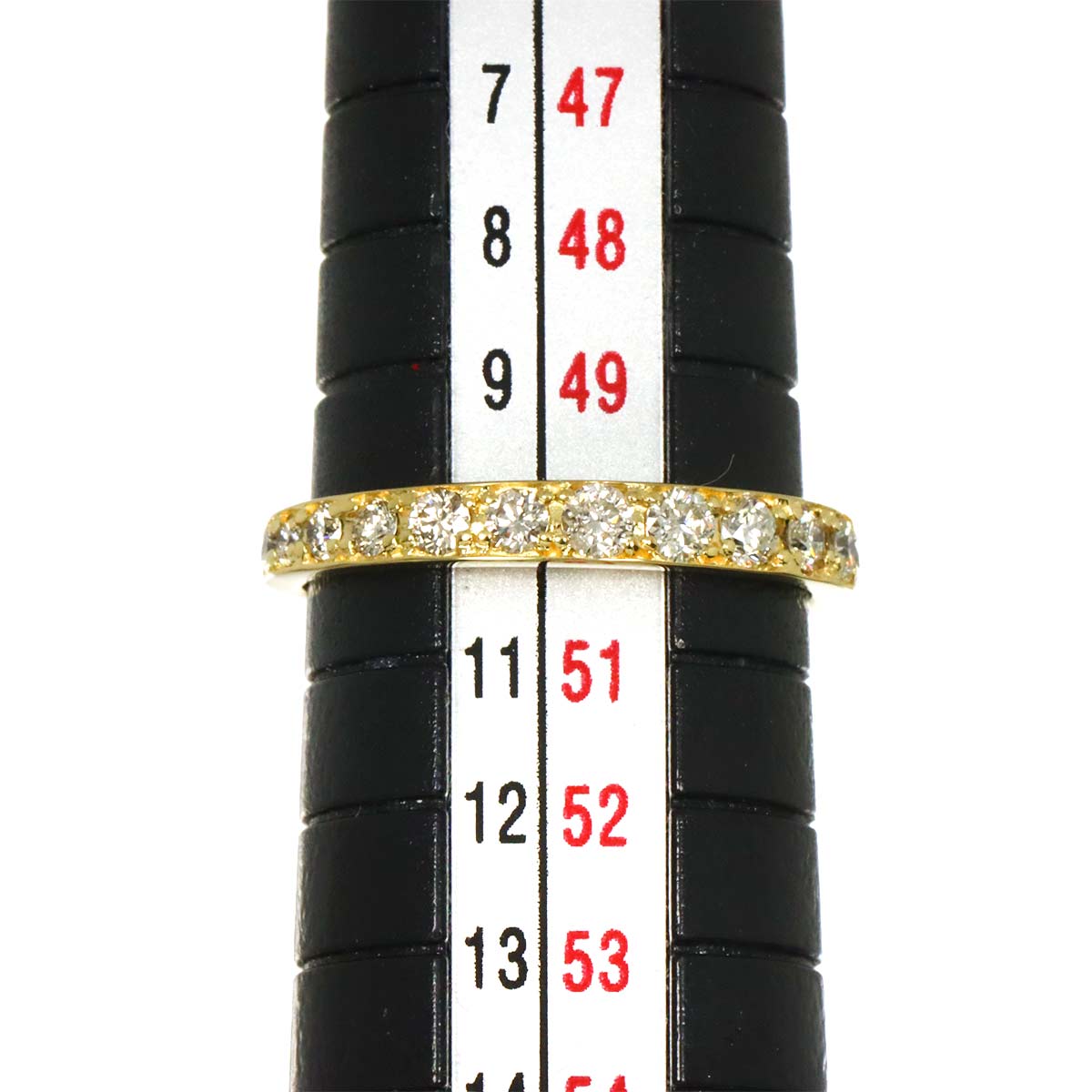 Diamond 0.50ct Ring 18K YG Yellow Gold 750 size5.25(US)