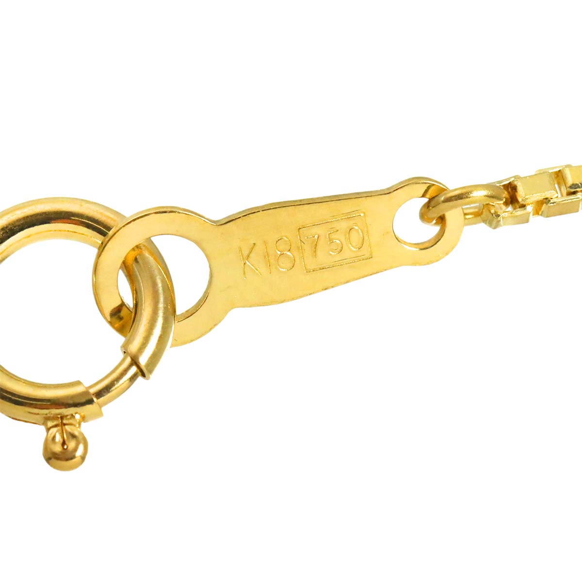 Diamond 1.009ct Necklace 18K Yellow Gold 750