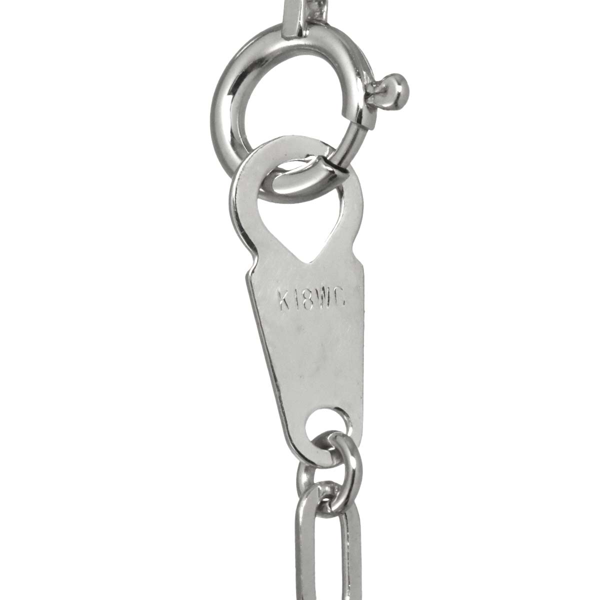 Diamond 0.26ct Necklace 18K WG White Gold 750