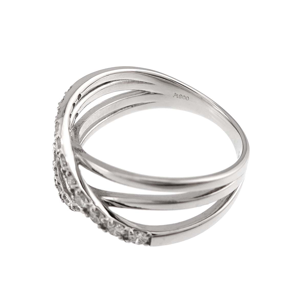 Diamond 0.25ct Ring Pt Platinum size5.5-5.75(US)