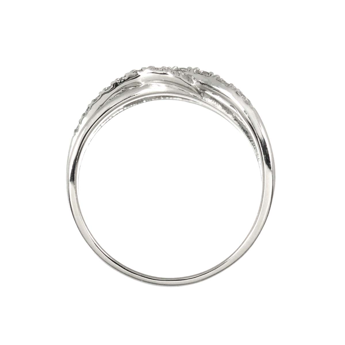 Diamond 0.25ct Ring Pt Platinum size5.5-5.75(US)