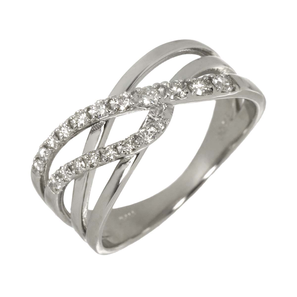 Diamond 0.25ct Ring Pt Platinum size5.5-5.75(US)