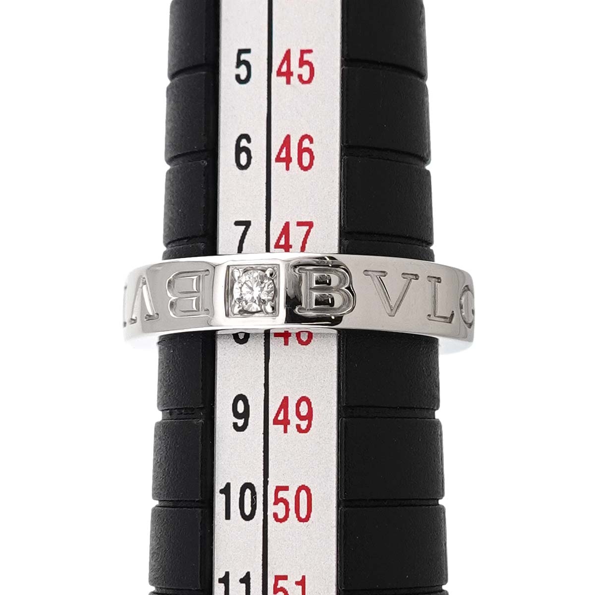 B-ZERO1 Diamond Ring 18K WG 750 size4.5(US)