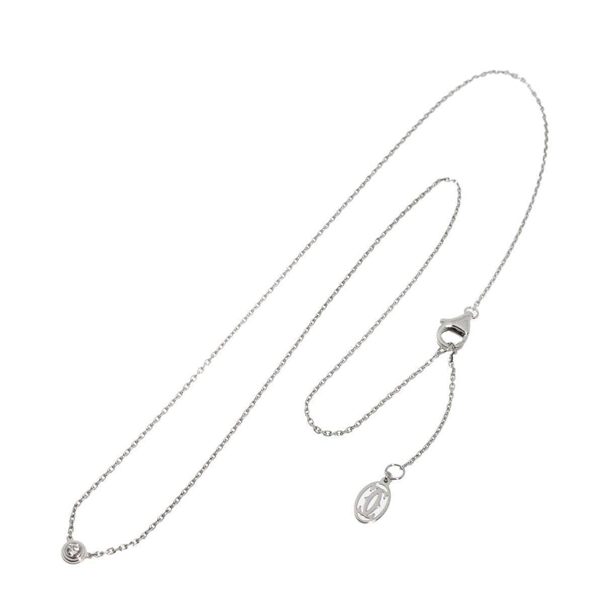 d Amour XS Necklace Diamond Necklace 18K WG 750