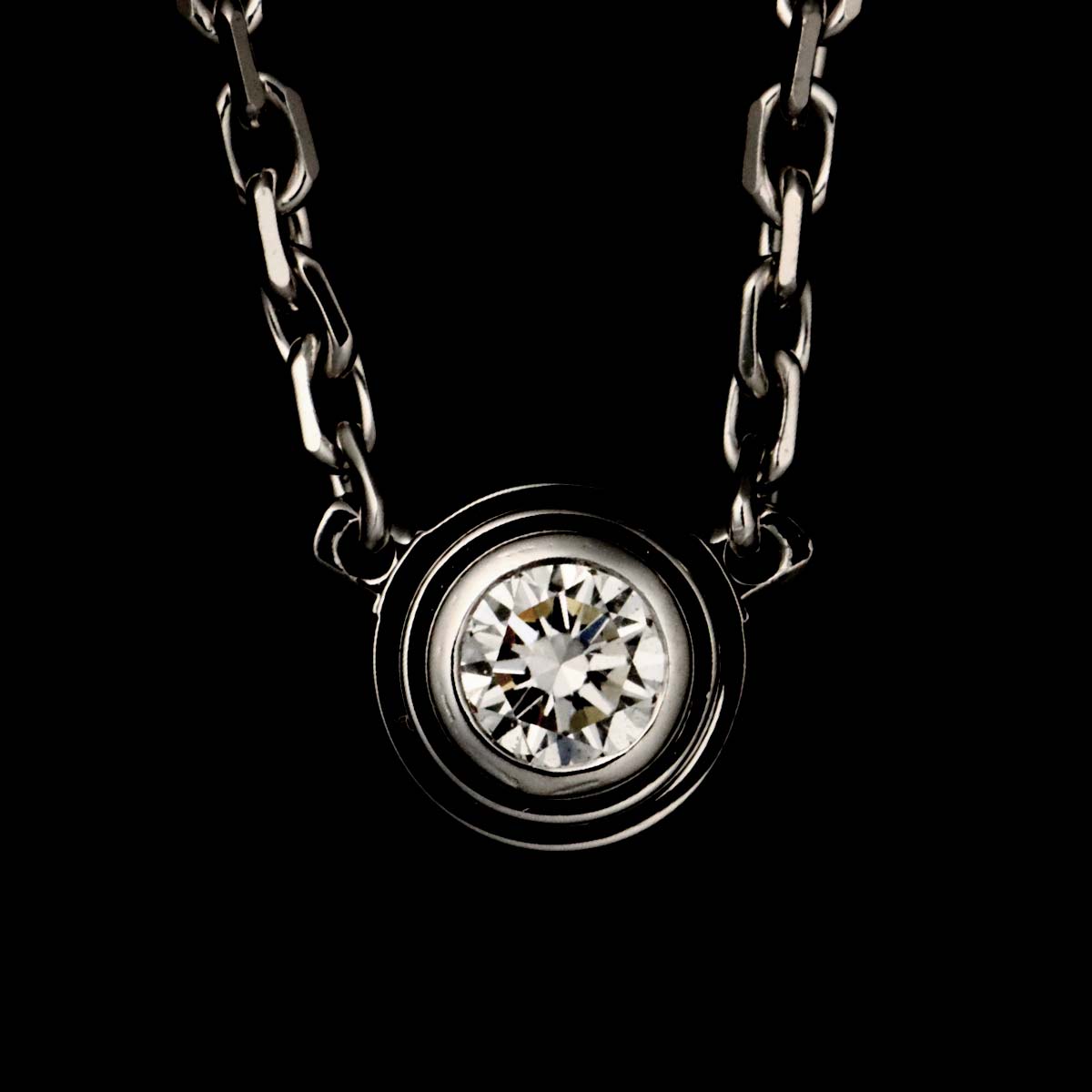 d Amour XS Necklace Diamond Necklace 18K WG 750
