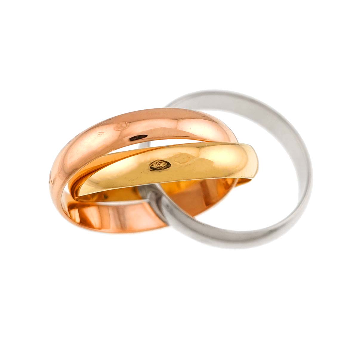 Trinity MM Ring 18K YG WG PG 750 Size47 4(US)