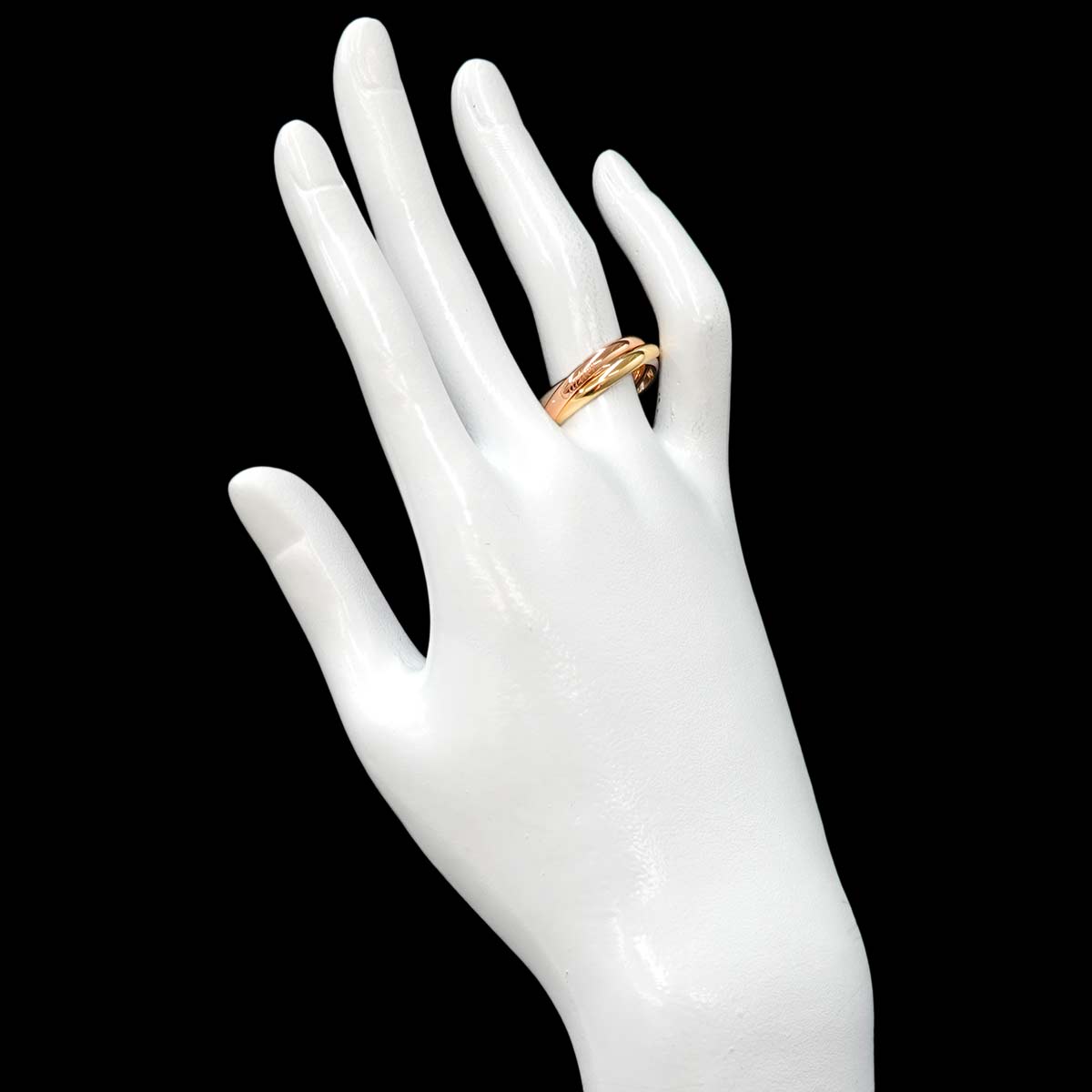 Trinity SM Ring 18K YG WG PG 750 Size63 10.25(US)