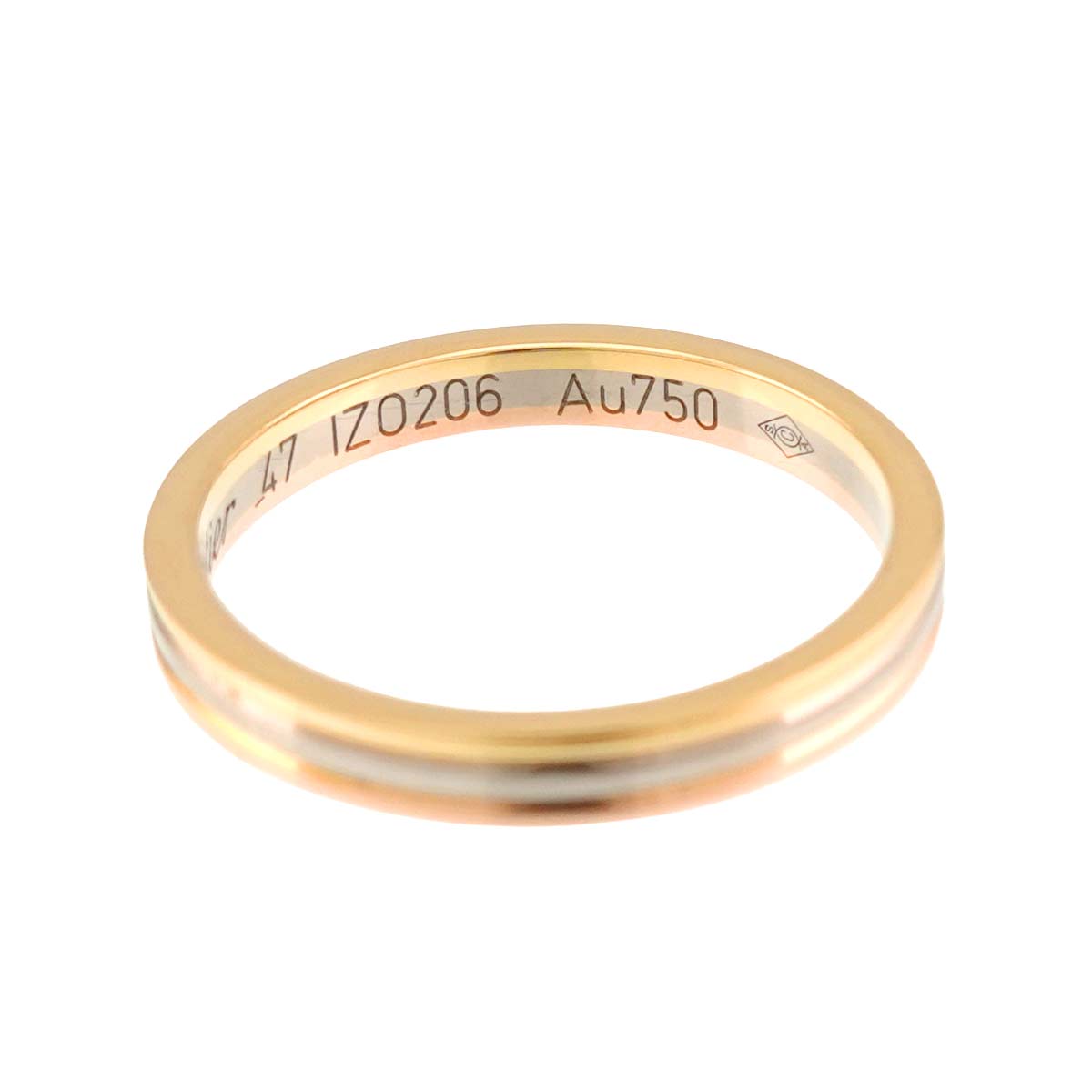 Vendome Ring 18K YG WG PG 750 size47 4(US)