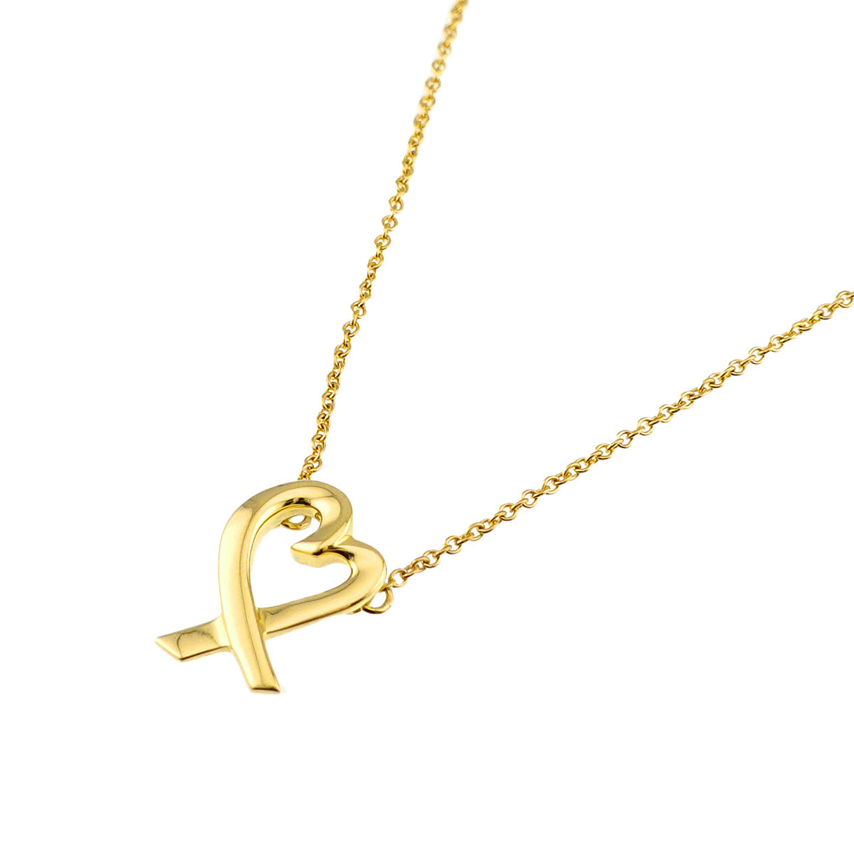 Loving Heart Necklace 18K Yellow Gold 750