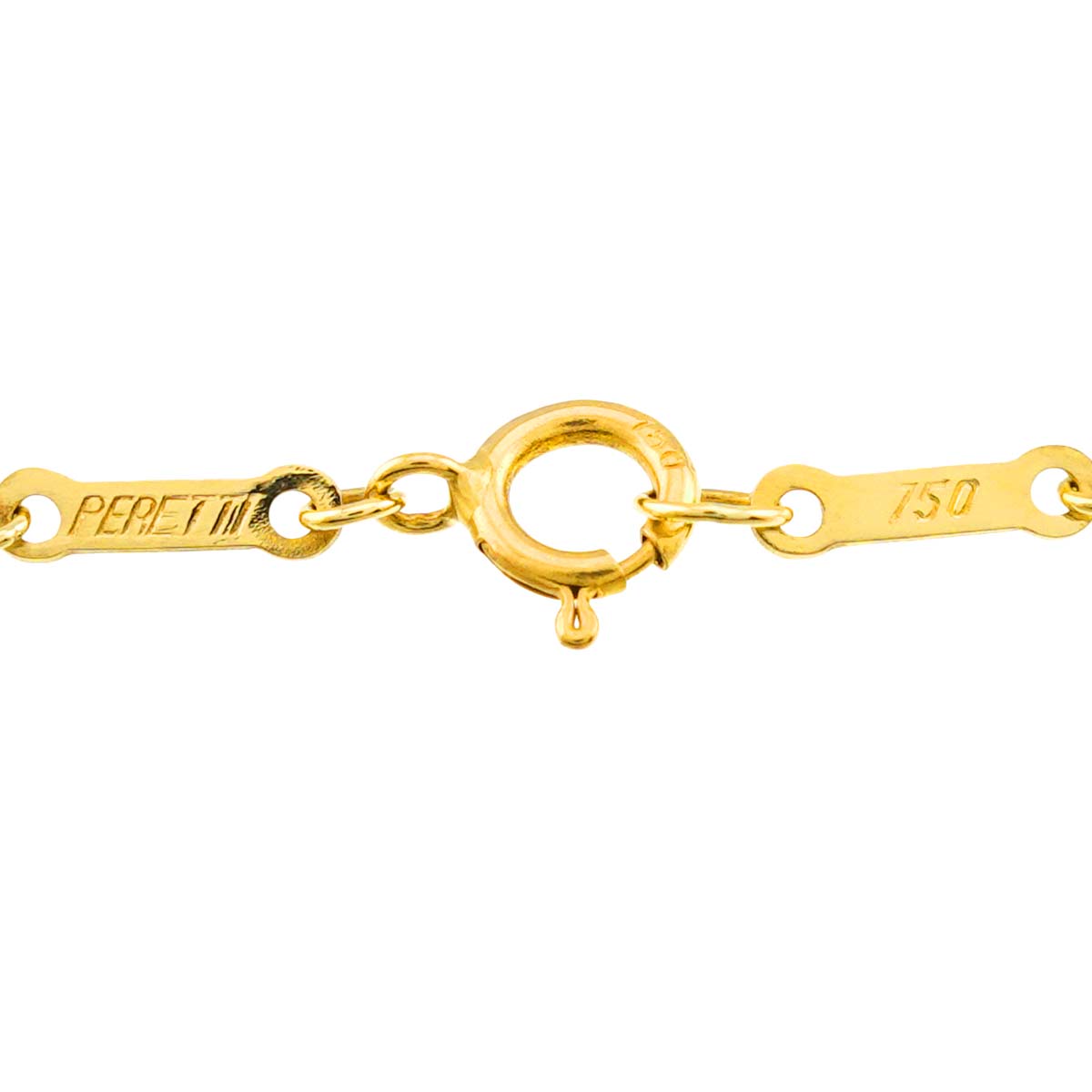 Open Heart Necklace 18K Yellow Gold 750