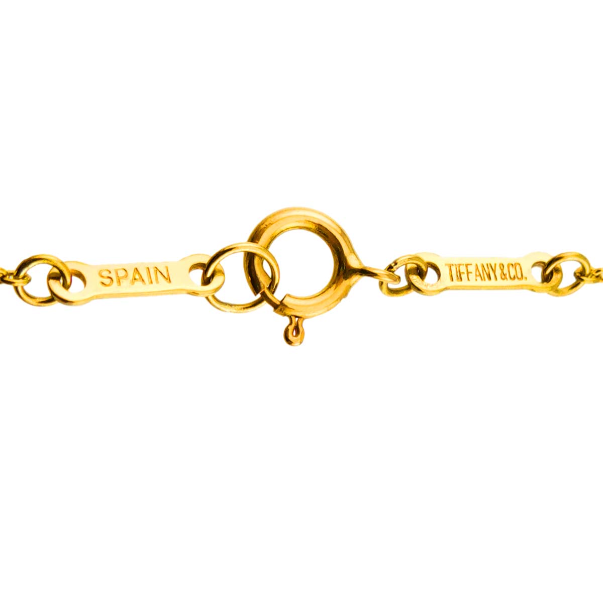 Open Heart Necklace 18K Yellow Gold 750