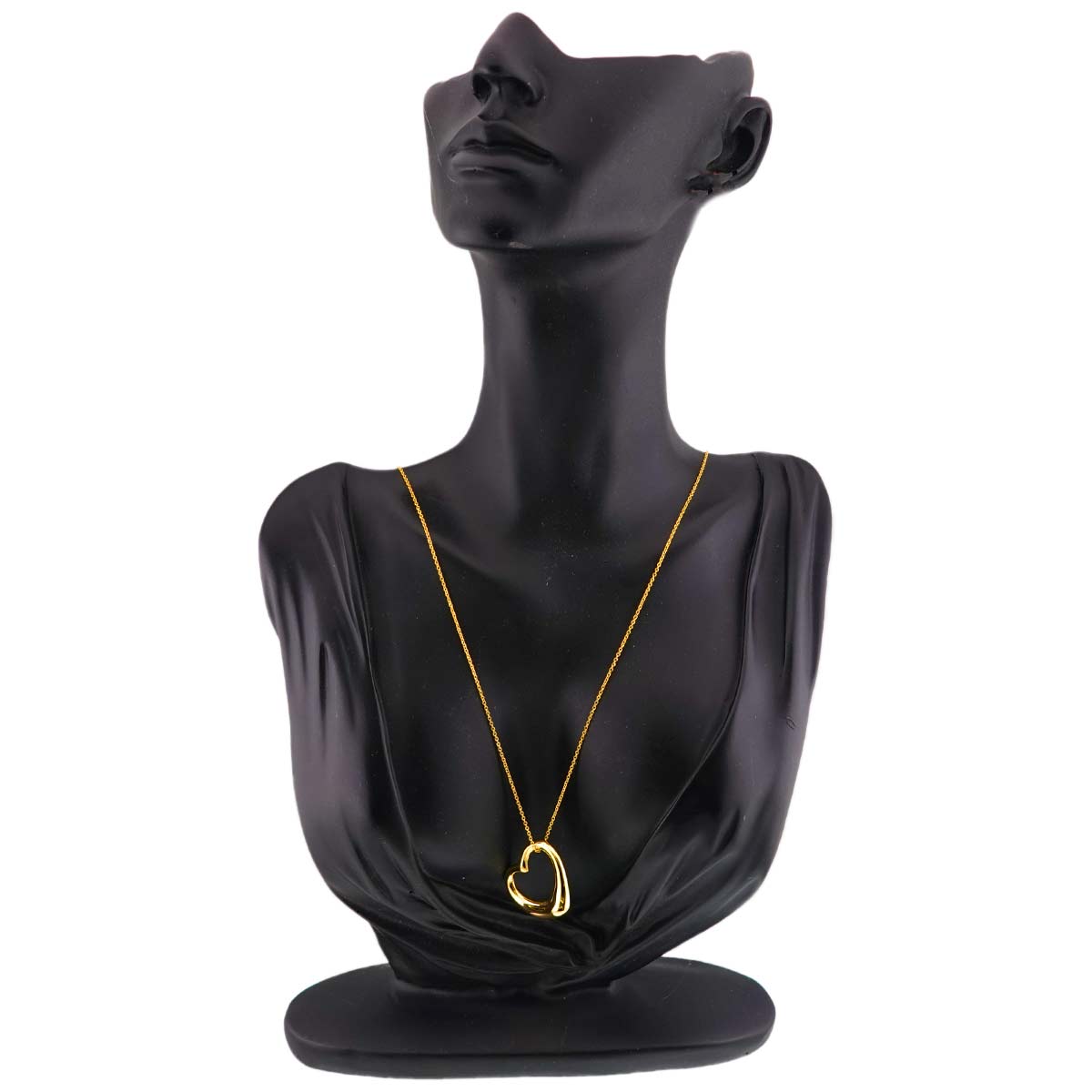 Open Heart Necklace 18K Yellow Gold 750