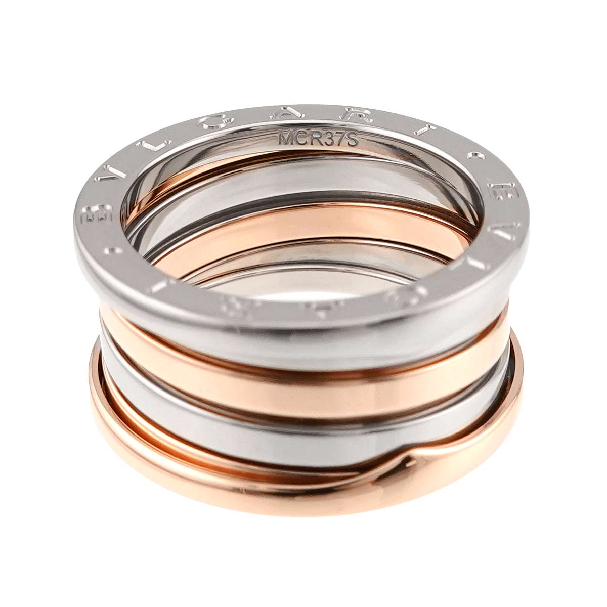 B-ZERO1 Perfect Mistake Ring 18K WG PG 750 Size57 7.5(US)
