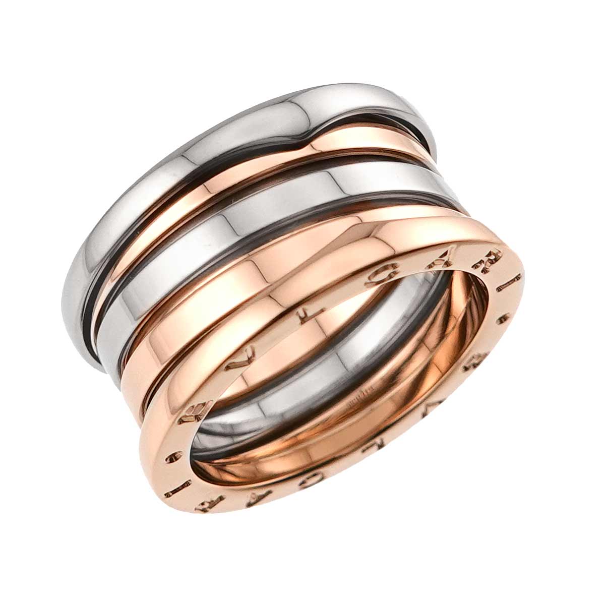 B-ZERO1 Perfect Mistake Ring 18K WG PG 750 Size57 7.5(US)